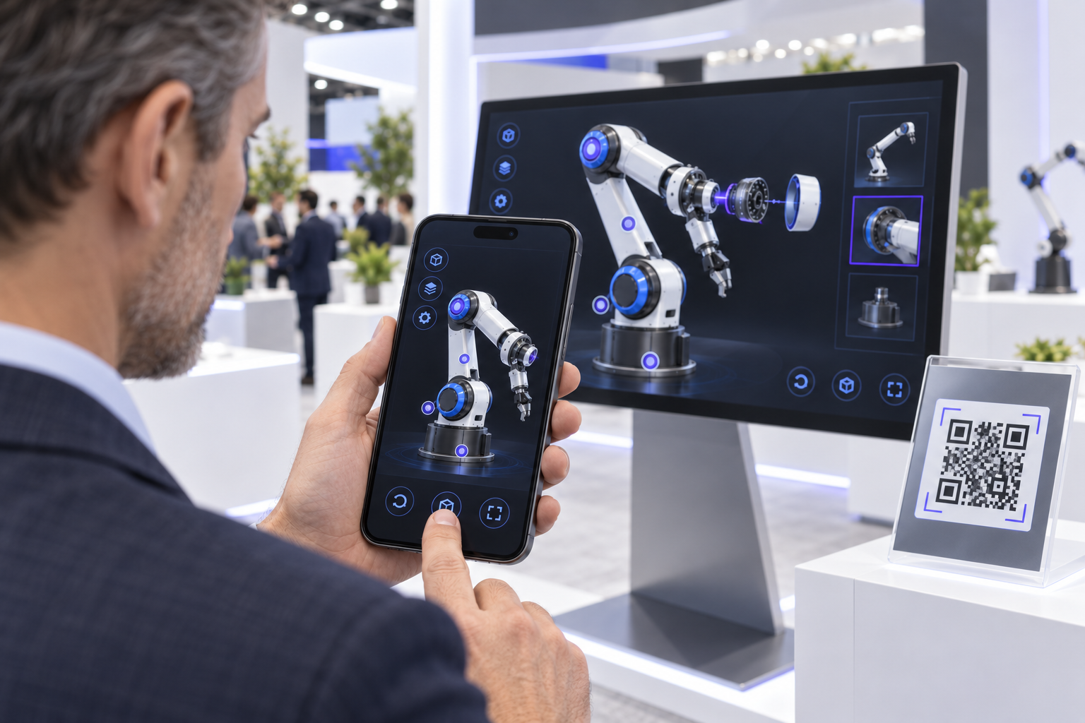 Přenos interaktivní prezentace do telefonu přes QR kód
