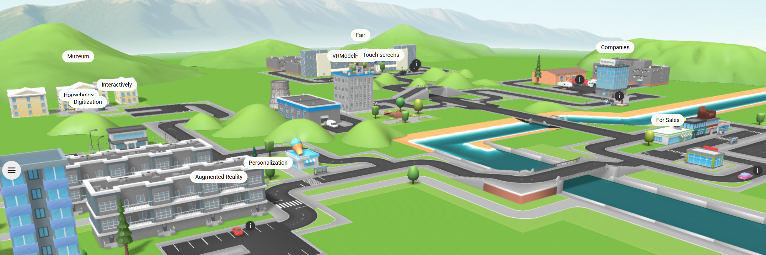 Interaktivní 3D aplikace pro prezentaci technologií
